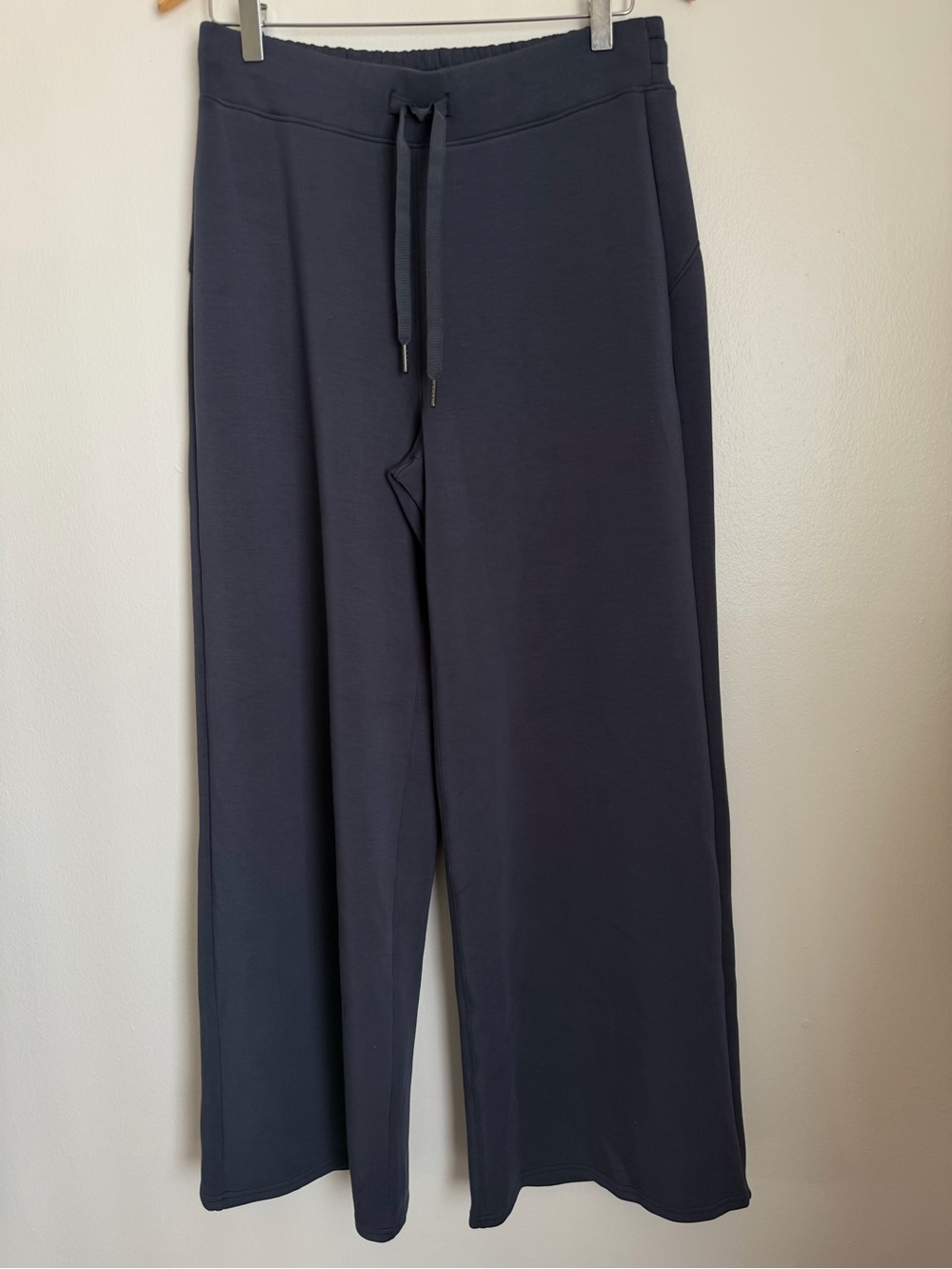 Spanx Air Essentials Wide Leg Pants Gray Blue Women Size Large